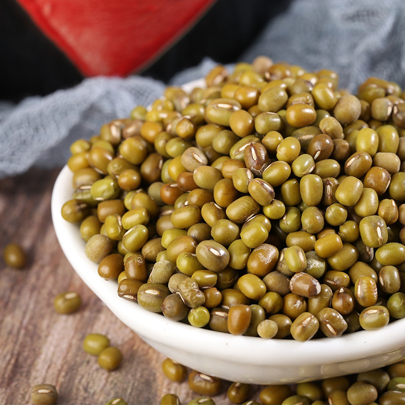 Roasted Mung Beans Lu Dou 绿豆 Vigna radiata Low Temperature Baked Bulk Grain for Soy Milk and Powder - Image 2
