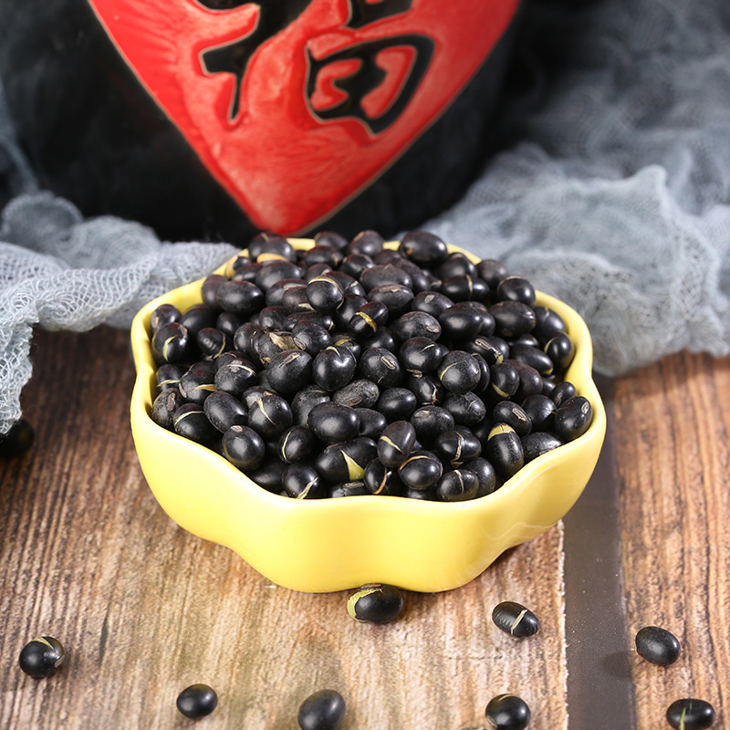 Roasted Green-Kernel Black Bean Powder Material Hei Dou Glycine max Low-Temperature Baked Whole Grain 500g - Image 2