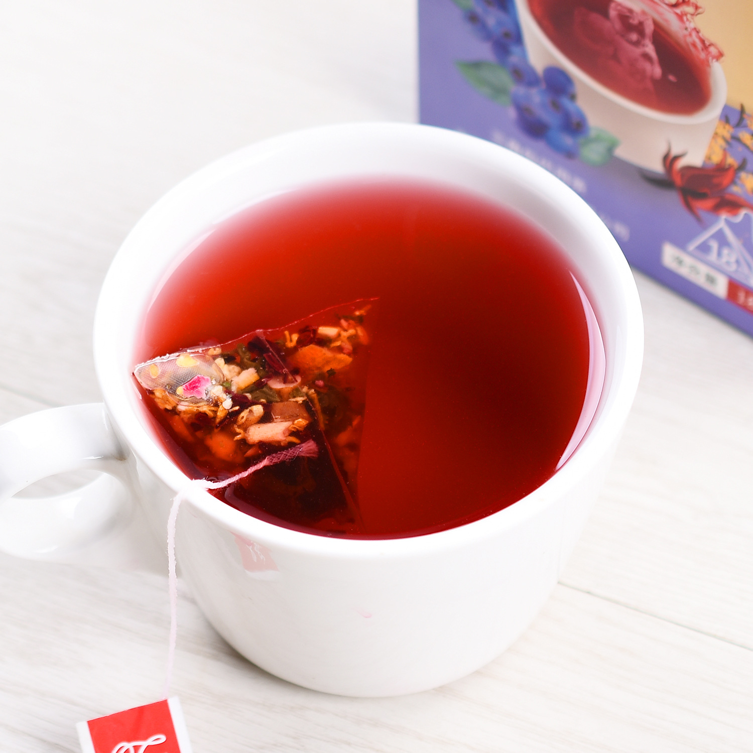 Old Beijing Suan Mei Tang Sour Plum Drink Tea Bags with Wumei Roselle Hawthorn Osmanthus 180g No-Brew Herbal Tea - Image 3
