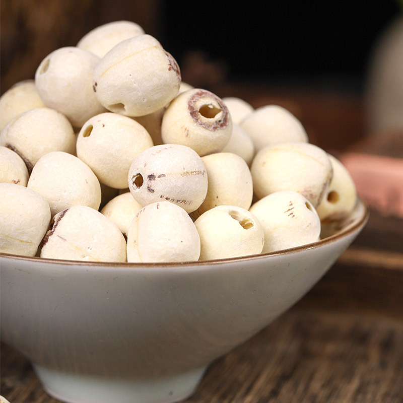 Lotus Seed (Nelumbo nucifera) — Peeled & Cored Dried White Lotus Seeds, 500g - Image 4