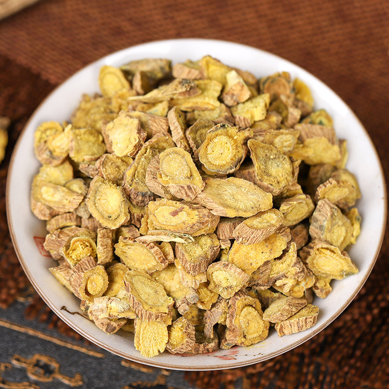 Huang Qin Slices (Scutellaria baicalensis) — Dried Chinese Skullcap Root, Unsulfured 500g - Image 2