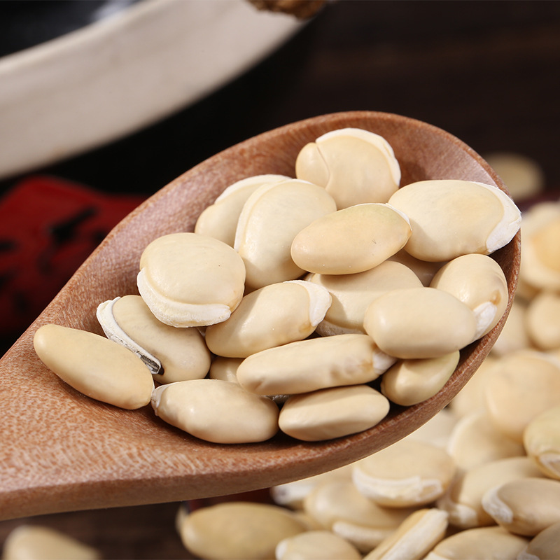 Cooked White Hyacinth Bean Powder Bai Bian Dou 500g Low Temperature Roasted Bulk Ingredient - Image 2