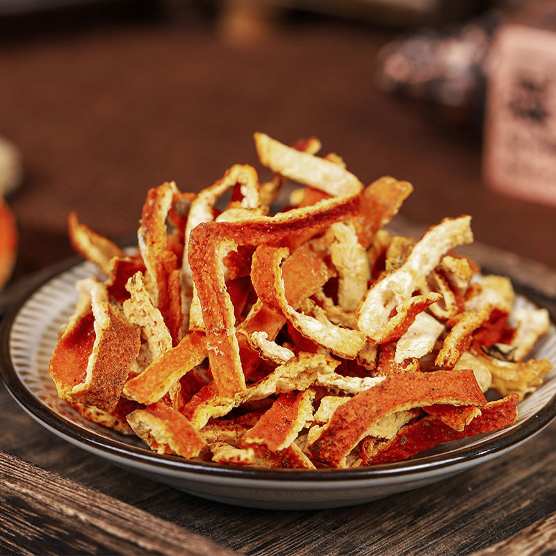 Chen Pi Shreds (Citrus reticulata) — Aged Dried Tangerine Peel, Unsulfured, 500g - Image 3