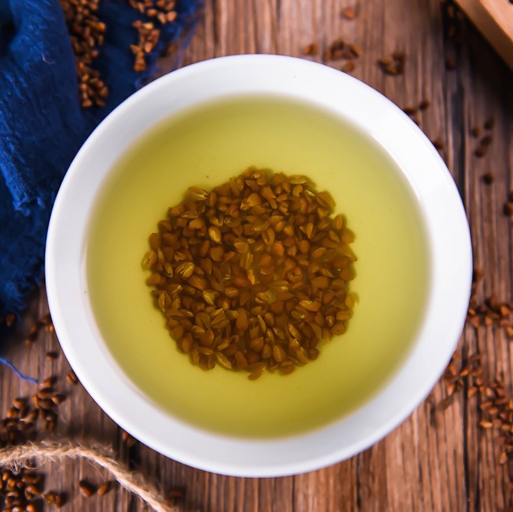 Tartary Buckwheat Tea (Fagopyrum tataricum) — Roasted Yellow Ku Qiao Loose Herbal Tea, 500g - Image 4
