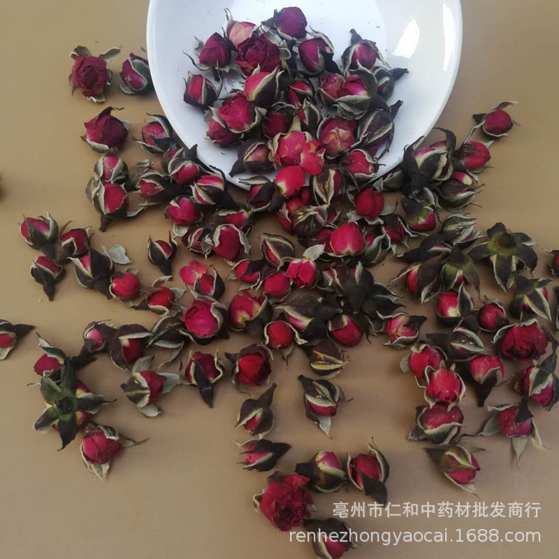 Golden Edge Rose Buds Jin Bian Mei Gui Dried Whole Flowers 500g for Tea and Culinary Use - Image 4