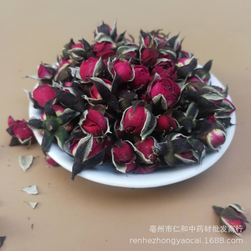 Golden Edge Rose Buds Jin Bian Mei Gui Dried Whole Flowers 500g for Tea and Culinary Use - Image 3