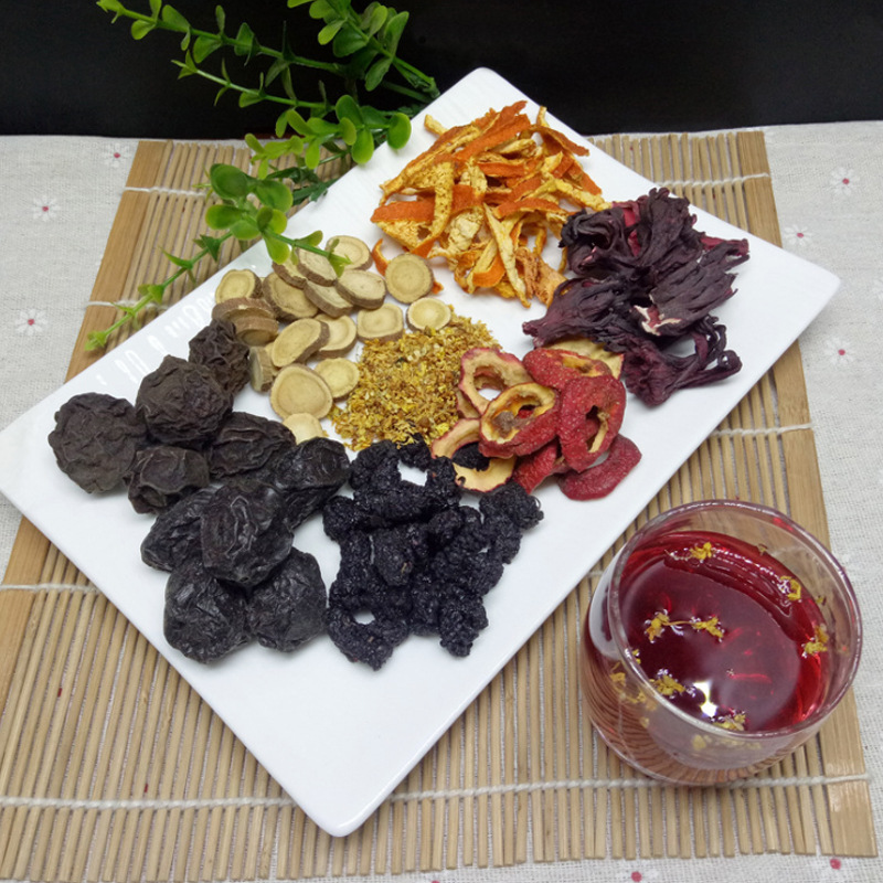 Suan Mei Tang Herbal Drink Mix 500g Bag Traditional Sour Plum Soup Blend for Restaurants and Home Brewing - Image 2