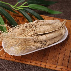 Whole Changbai Mountain Ginseng with Roots (Panax ginseng) — Sun-Dried White Ginseng for Soup, 500g Gift Box
