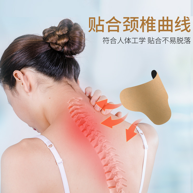 Moxa Warming Patch Ai Cao Tie Herbal Moxibustion Sticker for Neck Knee and Lower Back 2 Patches per Bag - Image 3