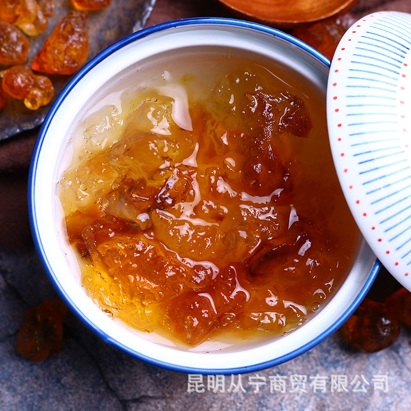 Peach Gum Resin Dried Tears Large Pearl Grade Yunnan Origin 500g - Image 2