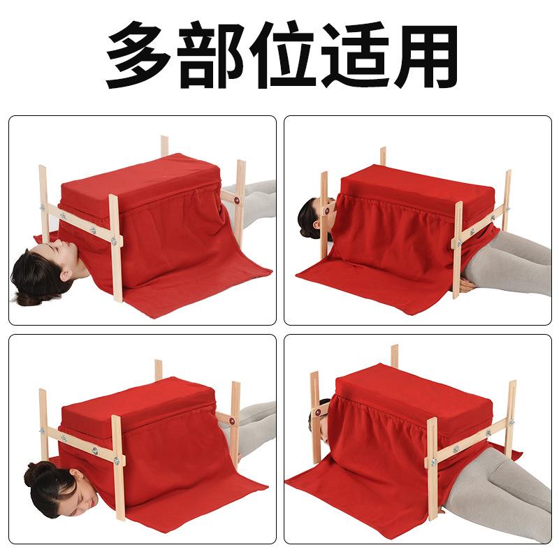 Wooden Moxibustion Box Multi-Area Moxa Burner with Stand and Smoke Filter for Back Spine and Chest Use - Image 4