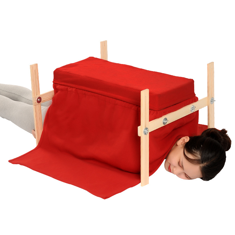 Wooden Moxibustion Box Multi-Area Moxa Burner with Stand and Smoke Filter for Back Spine and Chest Use - Image 5