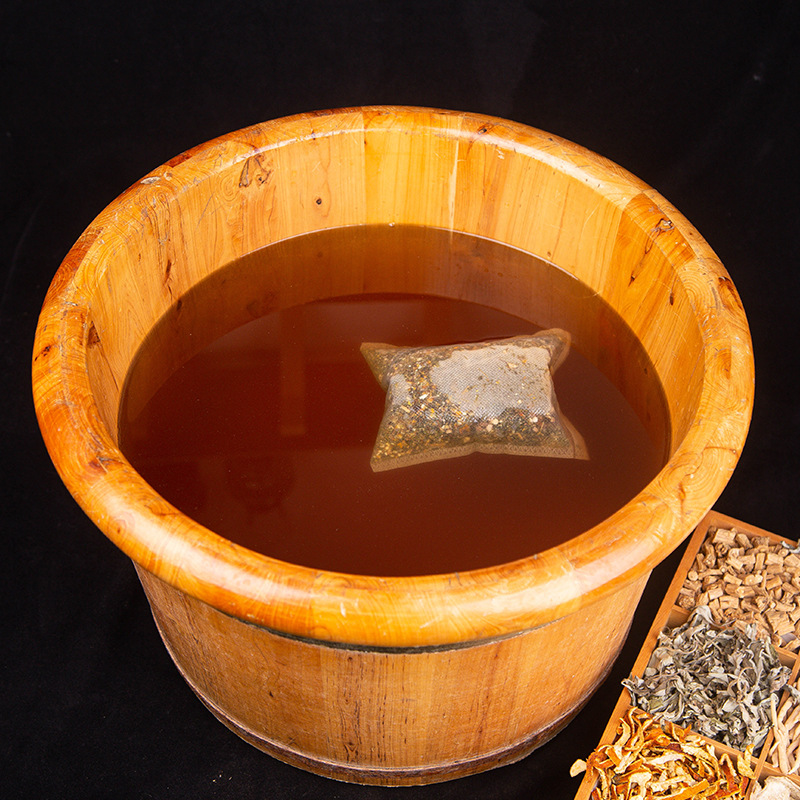 Kids Herbal Bath Pack Xiaoer Yaoyu 60g Warming Soak with Mugwort and Codonopsis for Children - Image 4