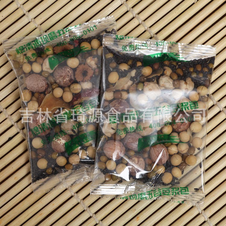 Fresh Milled Five Grain Soy Milk Mix Low Temperature Baked Multigrain Lily and Lotus Seed 15 Sachets - Image 3