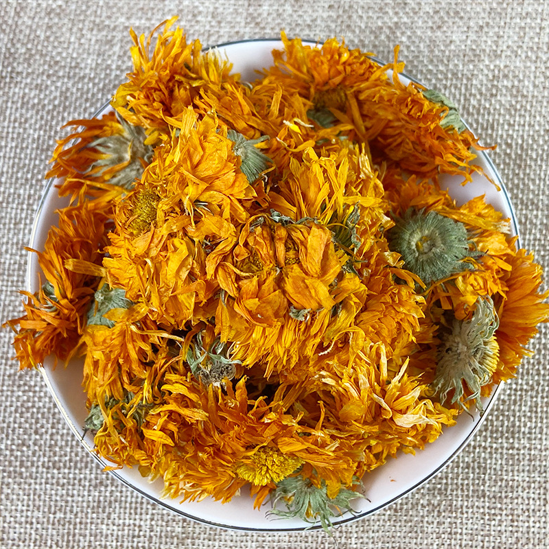 Dried Calendula Flowers Jin Zhan Ju Loose Herbal Tea 500g Natural Sun Dried Whole Petals - Image 2