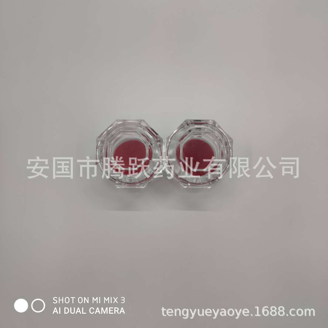 Octagonal Acrylic Display Box Clear Pill Jewelry Storage Case - Image 2