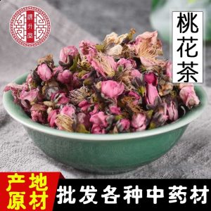 Peach Blossom Buds (Prunus persica) — Dried Food Herb Flower Tea from Shandong