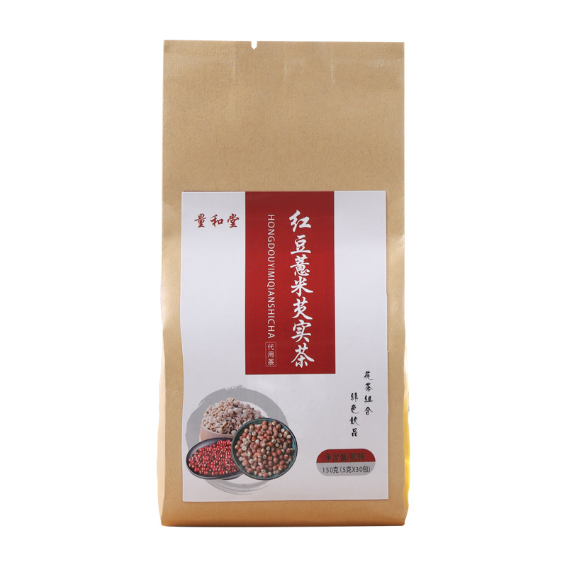 Red Bean Coix Seed Gorgon Tea 150g 30 Filter Bags Cold Brewed Herbal Wellness Tea - Image 5