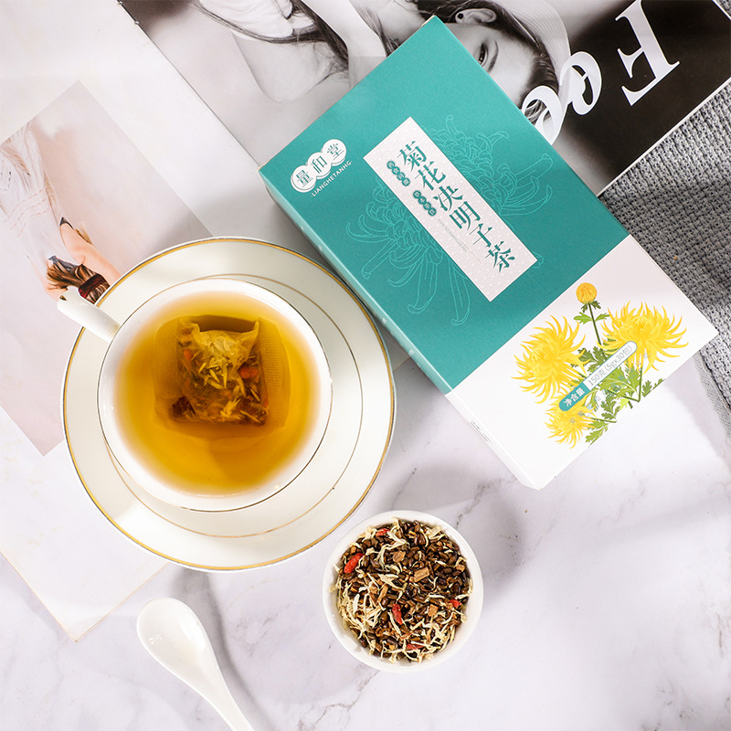 Chrysanthemum Cassia Seed Tea Bag 150g Herbal Blend with Goji Burdock Osmanthus Honeysuckle - Image 4