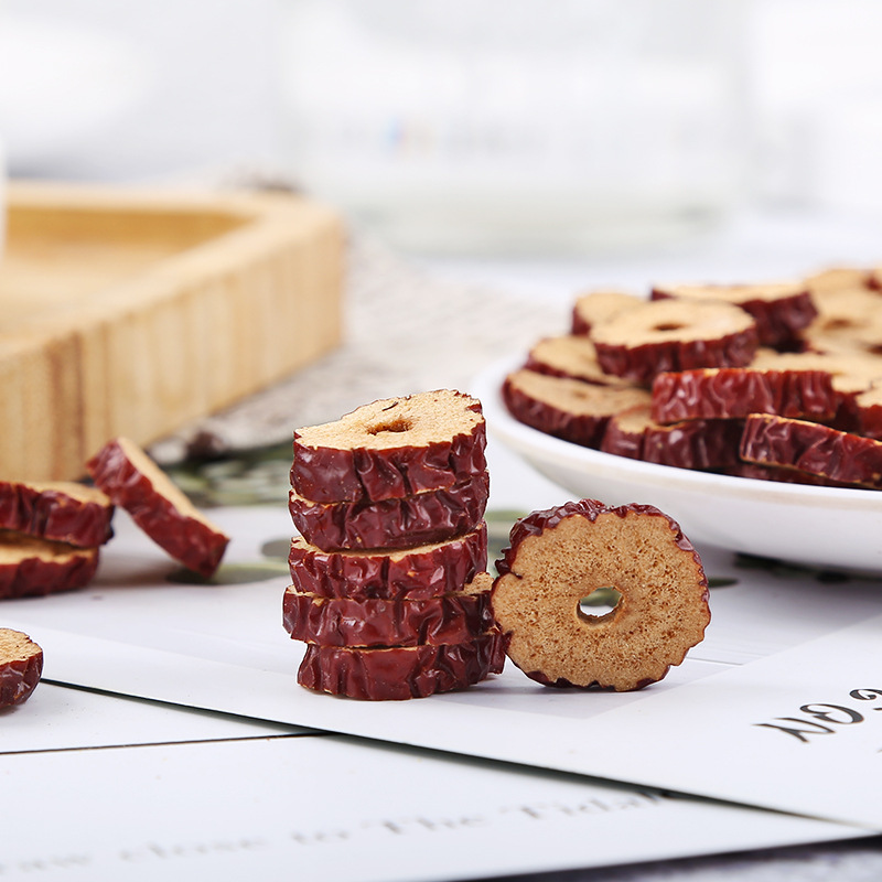 Xinjiang Red Jujube Slices (Ziziphus jujuba) — Seedless Dried Jujube Rings for Tea & Soup - Image 4