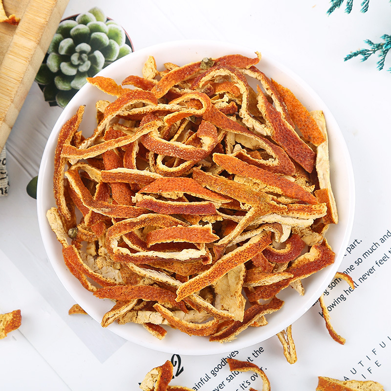 Chen Pi Shreds (Citrus reticulata) — Dried Aged Tangerine Peel, 500g Food-Herb - Image 2