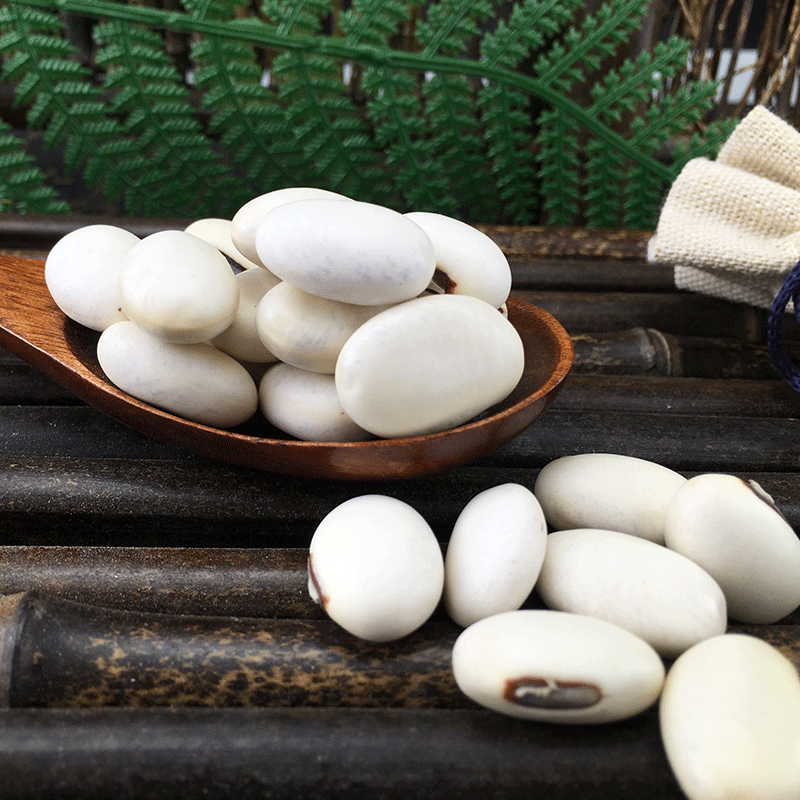 White Jack Bean Bai Dao Dou Dried Seeds Traditional Chinese Herb for Soup and Decoction 500g - Image 2