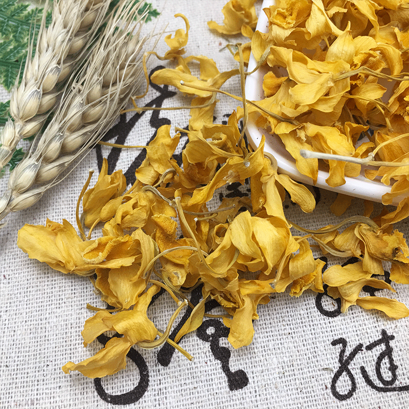 Dried Dendrobium Flowers Shi Hu 石斛花 Tie Pi Shi Hu Flower Tea Yandang Mountain Sun Dried Herbal Flowers - Image 2