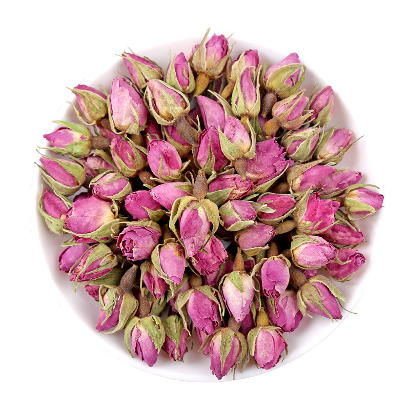 French Rose Buds (Rosa gallica) — Dried Double-Petal Pink Rose Tea, 500g Loose Bulk - Image 5