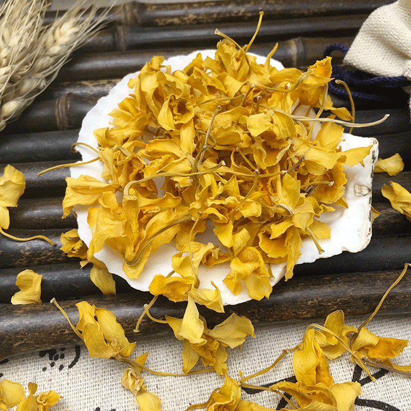 Dried Dendrobium Flowers Shi Hu 石斛花 Tie Pi Shi Hu Flower Tea Yandang Mountain Sun Dried Herbal Flowers - Image 3