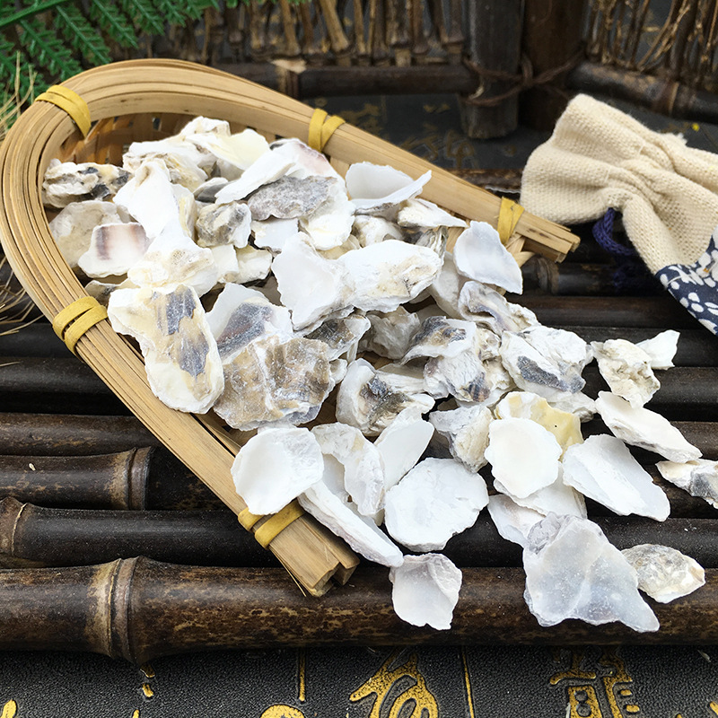 Dried Oyster Shell Mu Li 500g Washed Raw Herbal Material Bulk Traditional TCM Ingredient - Image 3