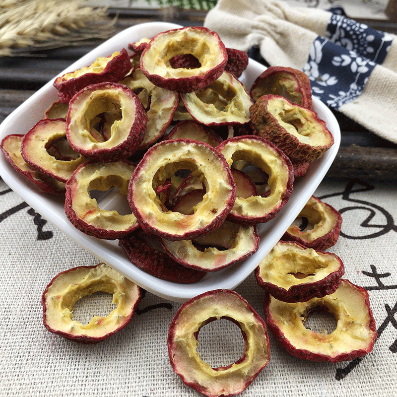 Dried Hawthorn Slices Shan Zha Seedless Rings Natural Sun Dried Chinese Herbal Snack and Tea Ingredient 500g - Image 4