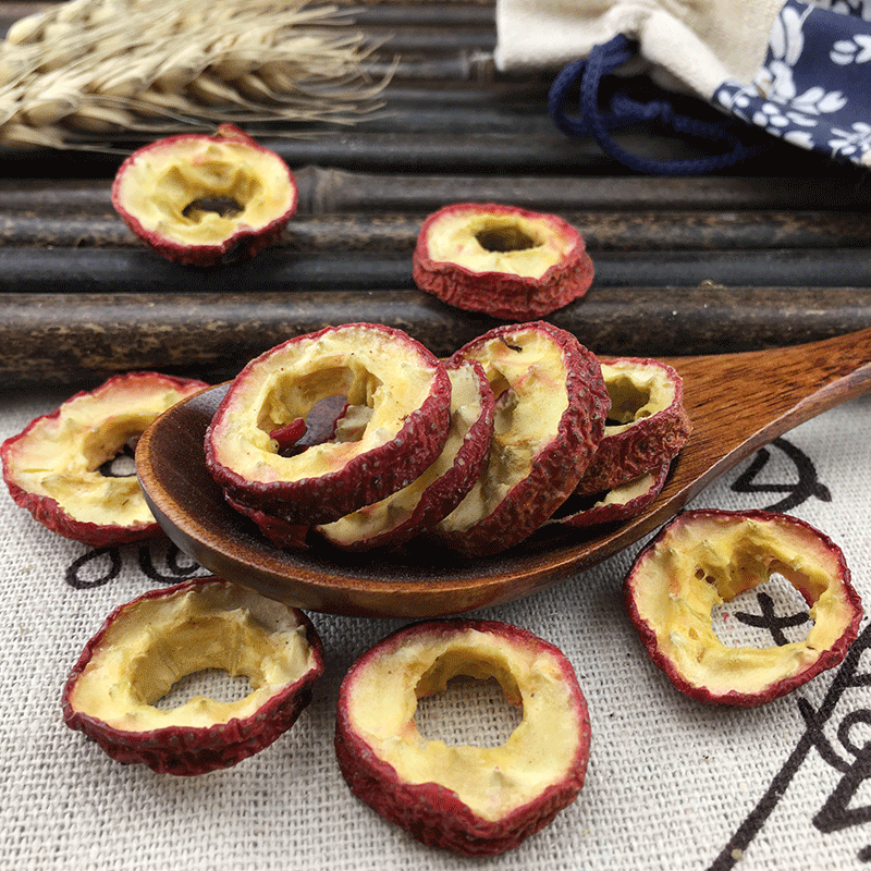Dried Hawthorn Slices Shan Zha Seedless Rings Natural Sun Dried Chinese Herbal Snack and Tea Ingredient 500g - Image 3