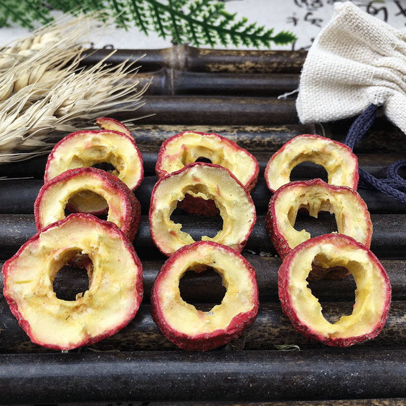 Dried Hawthorn Slices Shan Zha Seedless Rings Natural Sun Dried Chinese Herbal Snack and Tea Ingredient 500g - Image 2