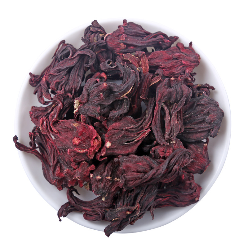 Roselle Hibiscus Dried Flowers (Hibiscus sabdariffa) — Luo Shen Hua Herbal Tea for Sour Plum Drink - Image 5