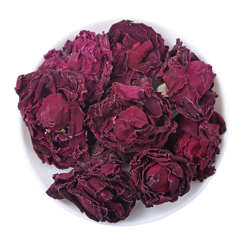 Mo Hong Rose Buds (Rosa spp.) — Freeze-Dried Yunnan Rose Tea, Loose Bulk 100g Jar - Image 5