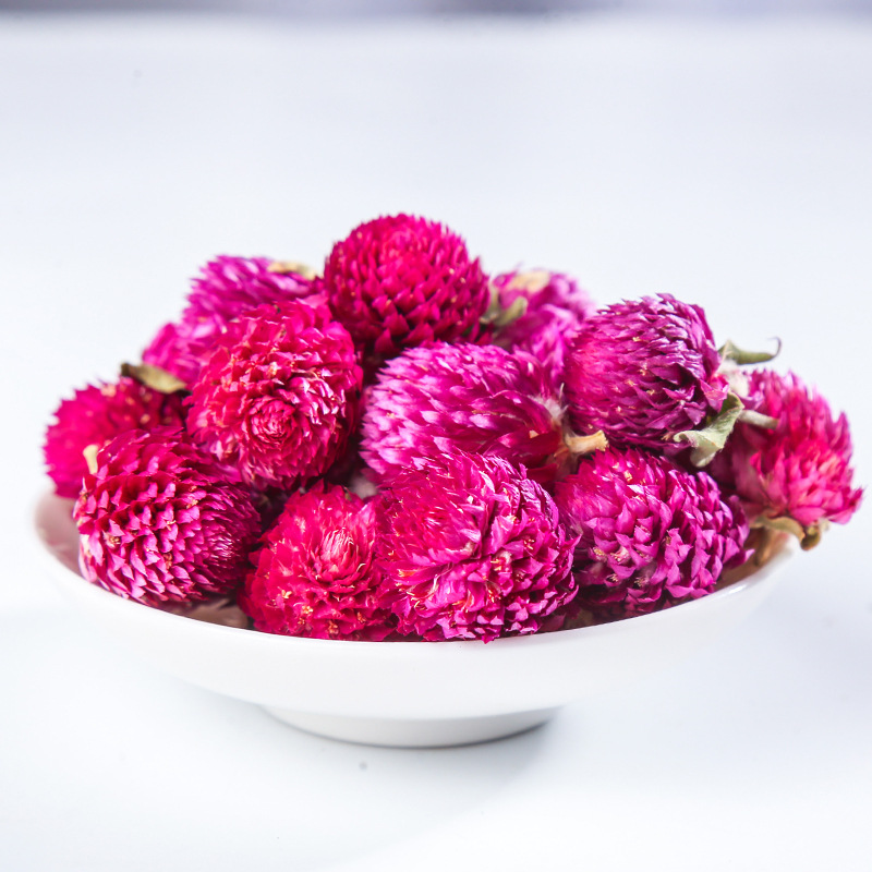 Dried Globe Amaranth Flower Tea Qian Ri Hong Loose Herbal Tea 500g Bulk Yunnan - Image 5