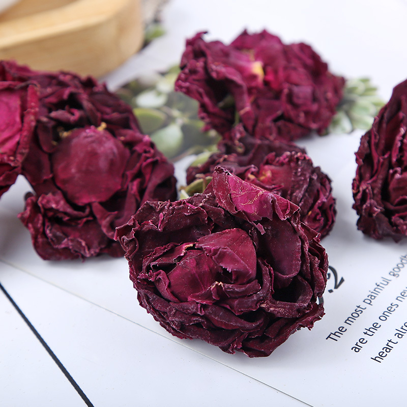 Mo Hong Rose Buds (Rosa spp.) — Freeze-Dried Yunnan Rose Tea, Loose Bulk 100g Jar - Image 3