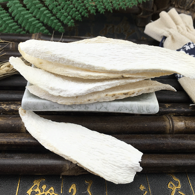Dried Chinese Yam Slices Huai Shan Yao Bulk Herbal Decoction Pieces for Soup and Tea - Image 2