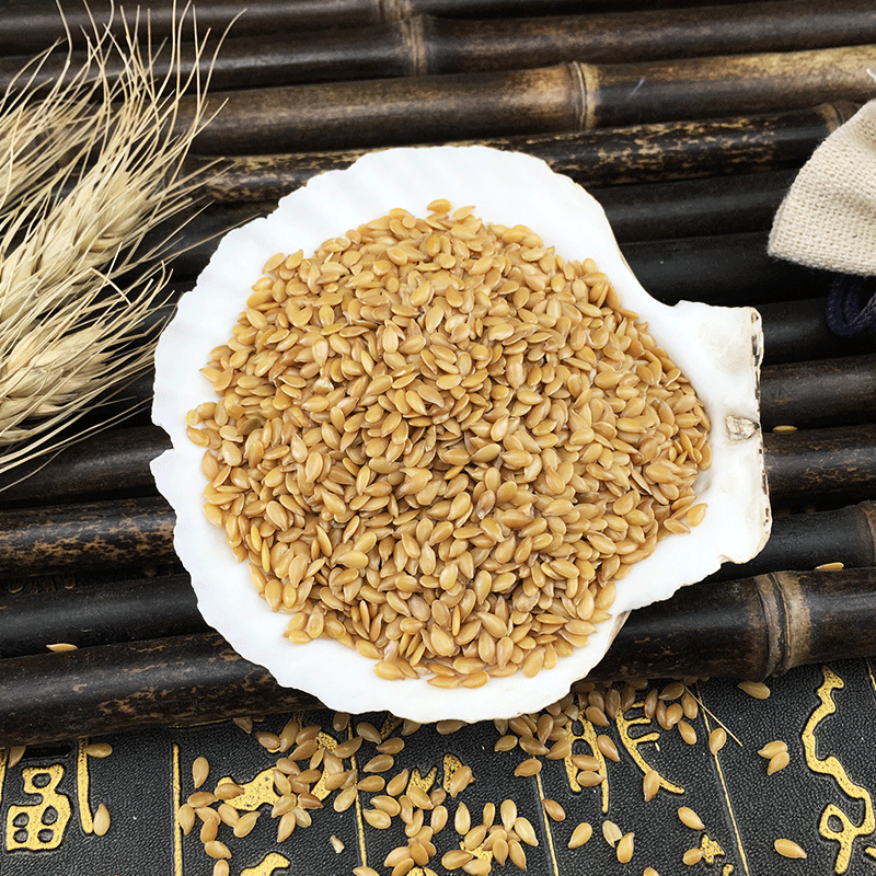 Golden Flaxseed Ya Ma Zi 500g Raw Inner Mongolia Seeds for Culinary and Herbal Use - Image 2
