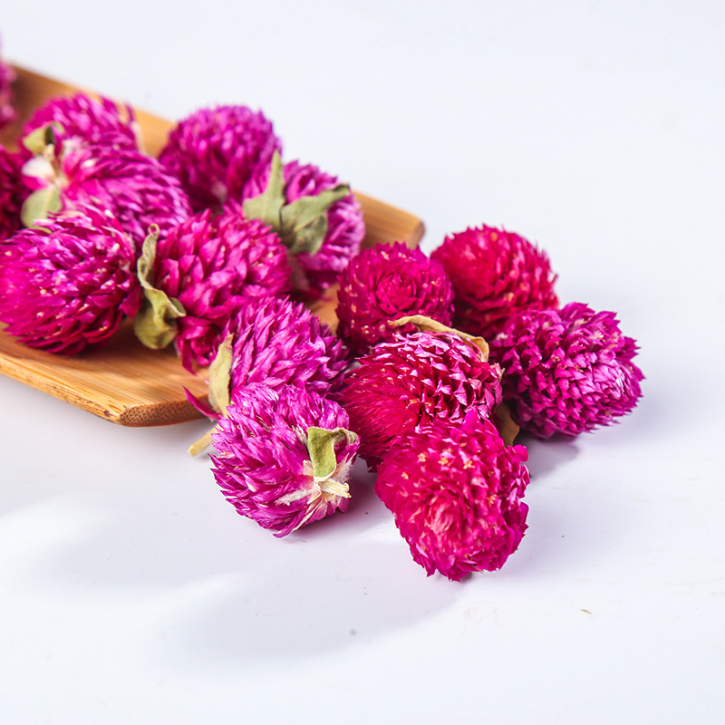 Dried Globe Amaranth Flower Tea Qian Ri Hong Loose Herbal Tea 500g Bulk Yunnan - Image 2