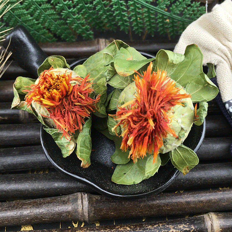 Safflower Buds Hong Hua Qiu Dried Herbal Flowers 500g for Tea and Decoction - Image 4