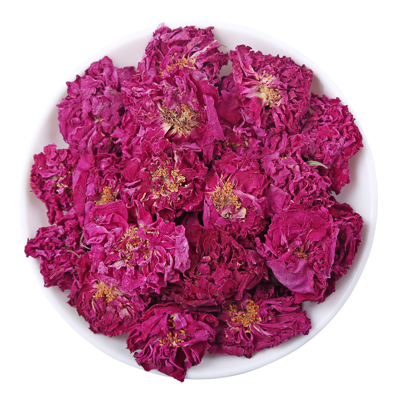Pingyin Rose Bud Tea (Rosa rugosa) — Dried Double-Petal Rose Crown, Loose Herbal Tea - Image 5
