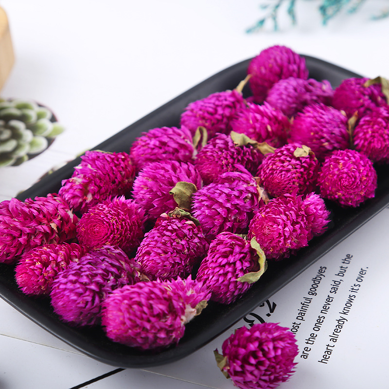 Qian Ri Hong Dried Flowers (Gomphrena globosa) — Yunnan Globe Amaranth Herbal Tea, 500g Loose - Image 3