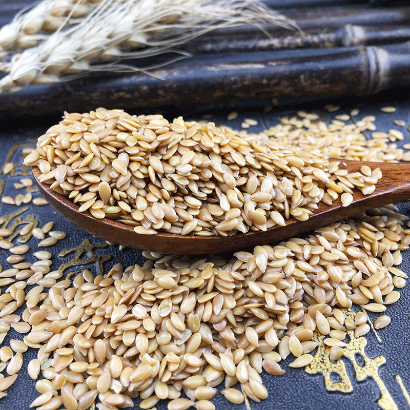 Golden Flaxseed Ya Ma Zi 500g Raw Inner Mongolia Seeds for Culinary and Herbal Use - Image 4