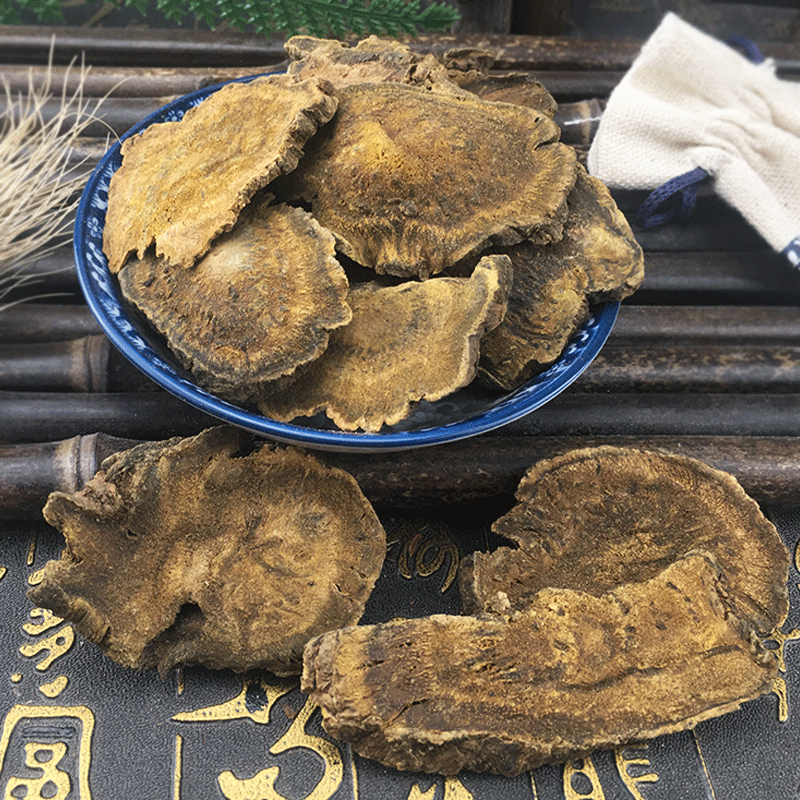 Dried Rhubarb Root Slices Da Huang 大黄 Rheum Palmatum Traditional Decoction Herb 500g - Image 3