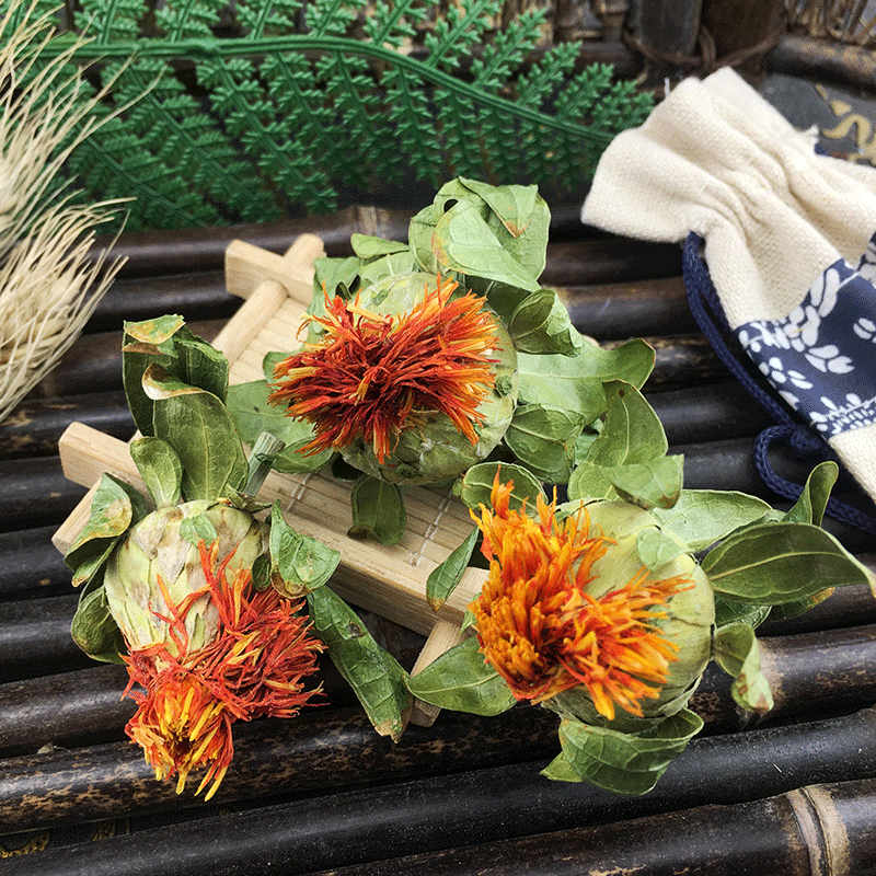 Safflower Buds Hong Hua Qiu Dried Herbal Flowers 500g for Tea and Decoction - Image 3