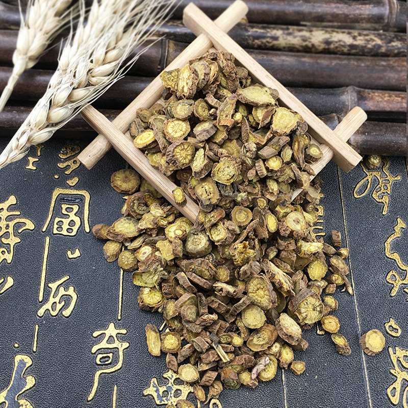 Dried Scutellaria Root Slices Huang Qin Bulk Herbal Decoction Pieces from Gansu 500g - Image 3