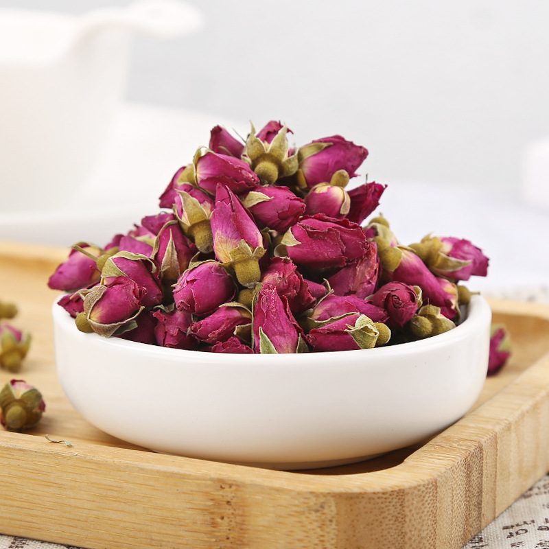 Kushui Rose Bud Tea (Rosa rugosa) — Gansu Dried Rosebuds, 500g Loose Herbal Tea - Image 2