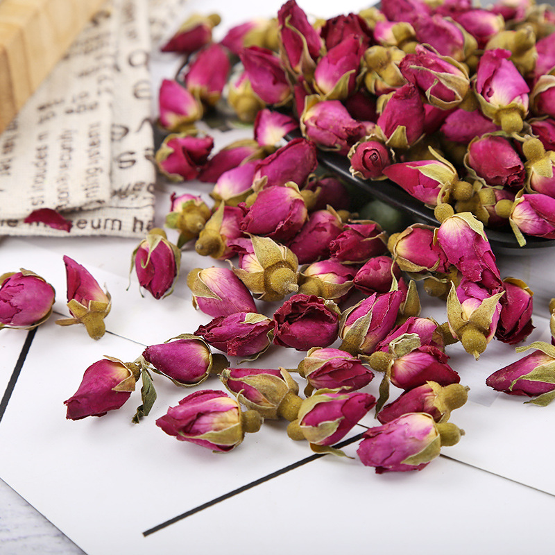 Kushui Rose Bud Tea (Rosa rugosa) — Gansu Dried Rosebuds, 500g Loose Herbal Tea - Image 3