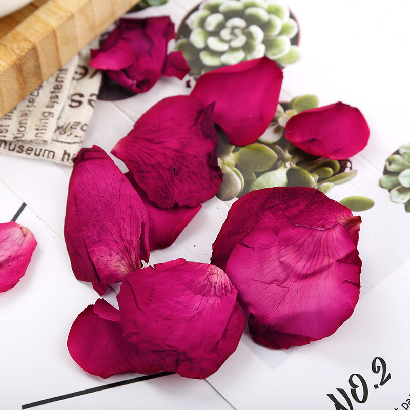 Yunnan Red Rose Petals (Rosa rugosa) — Dried Edible Rose Petals for Tea, Bath & Foot Soak - Image 3